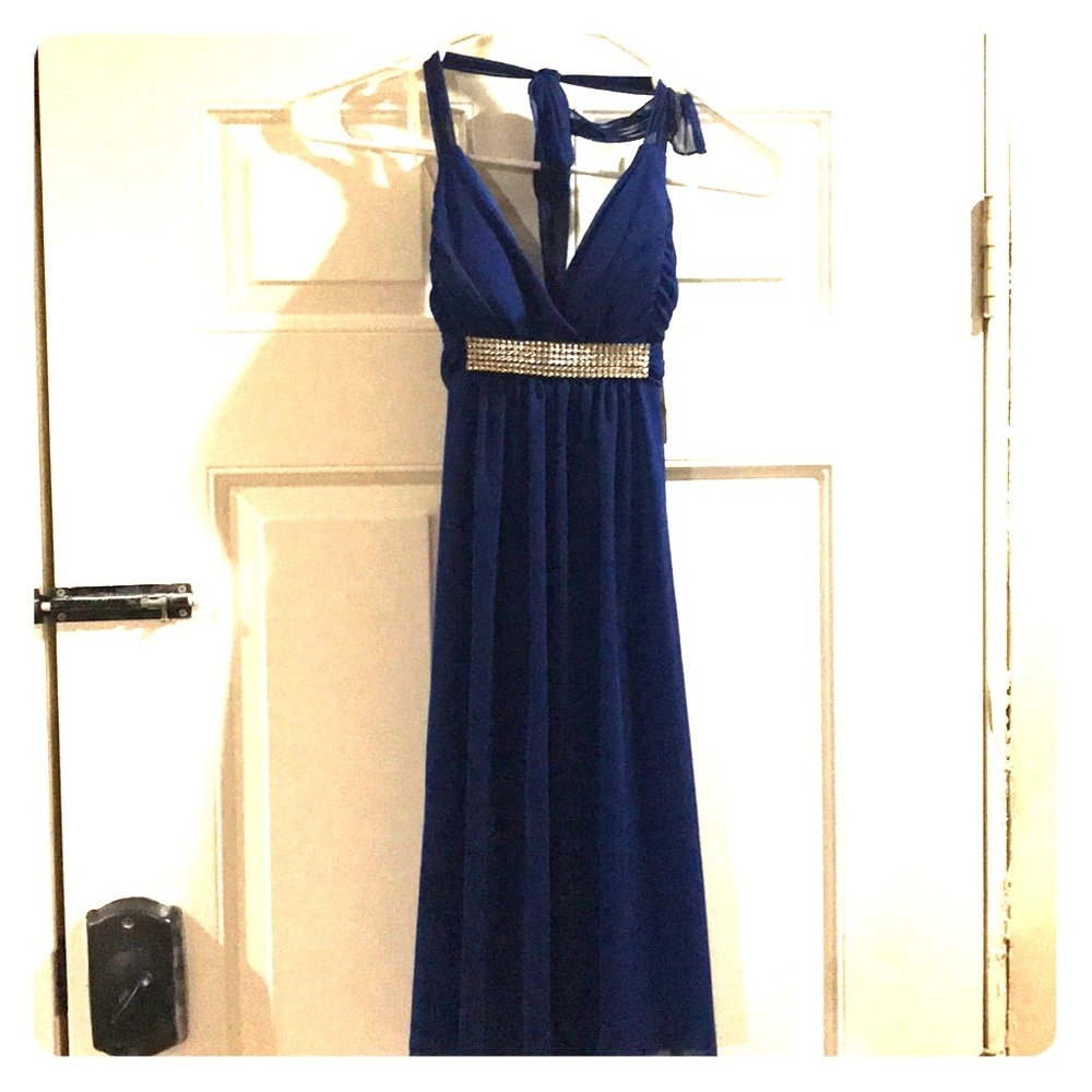 Navy cocktail dress